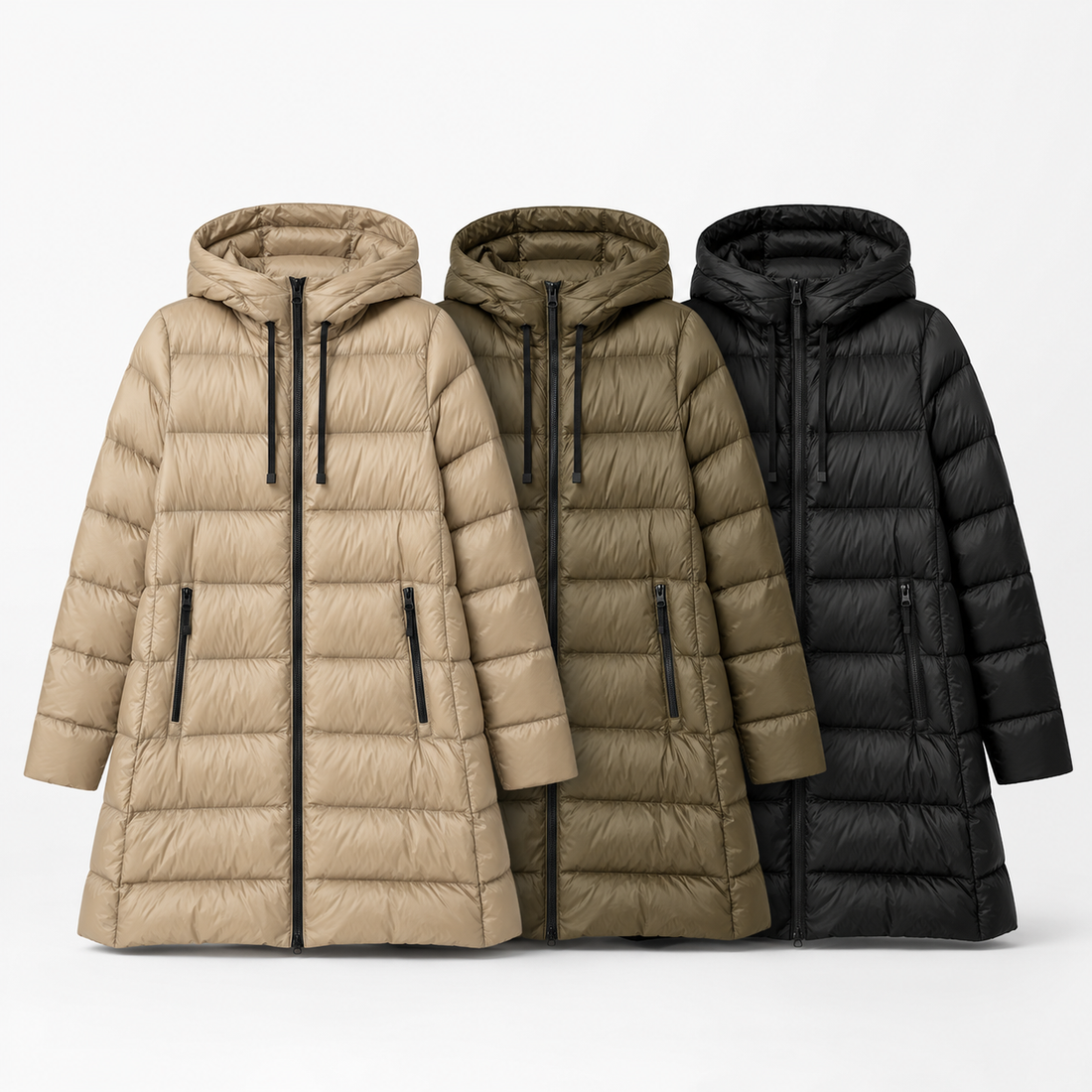 Wholesale puffer jackets for boutiques with commercial color options