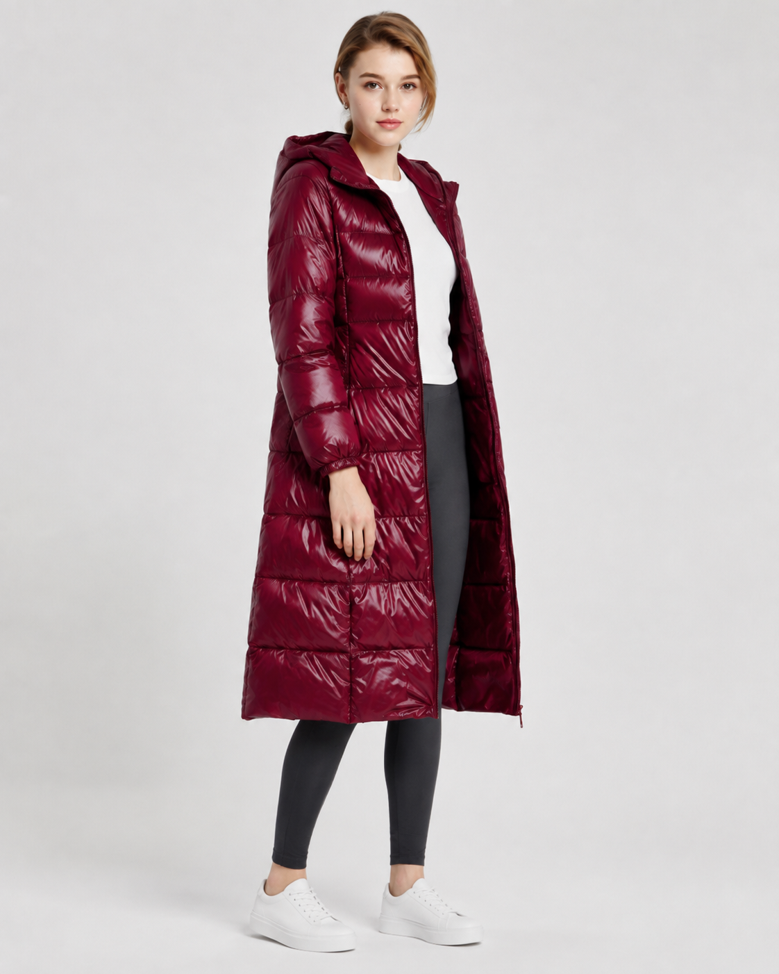 Women's long puffer coat for wholesale winter outerwear – image 2