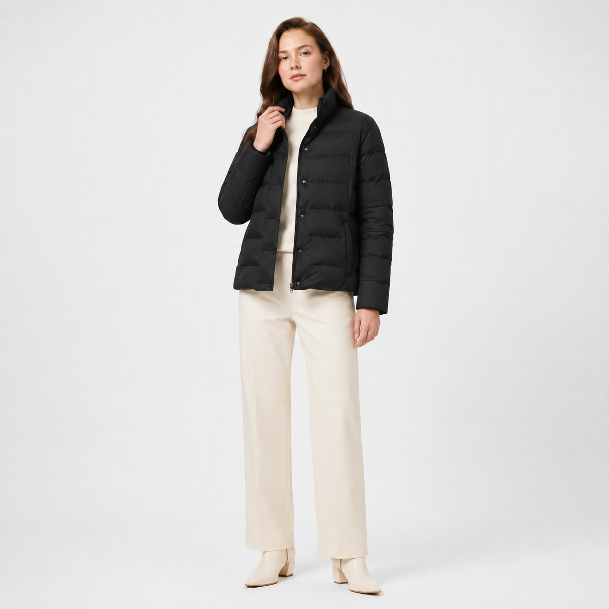 Women's Quilted Hooded Puffer Jacket – Wholesale