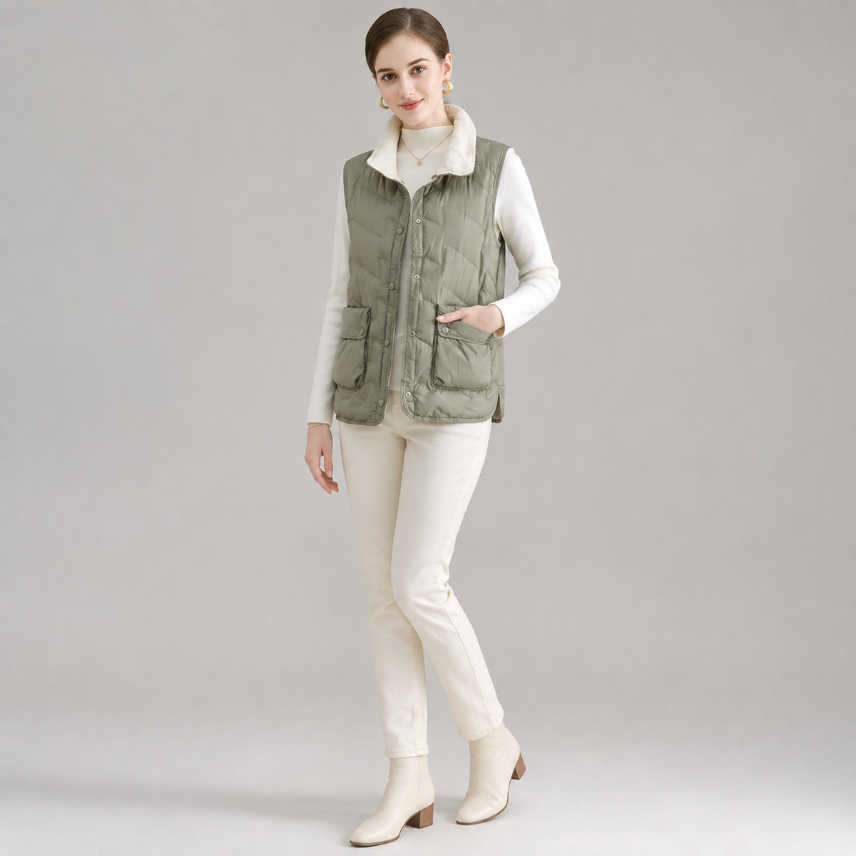 Women's Black Lightweight Puffer Jacket – Wholesale