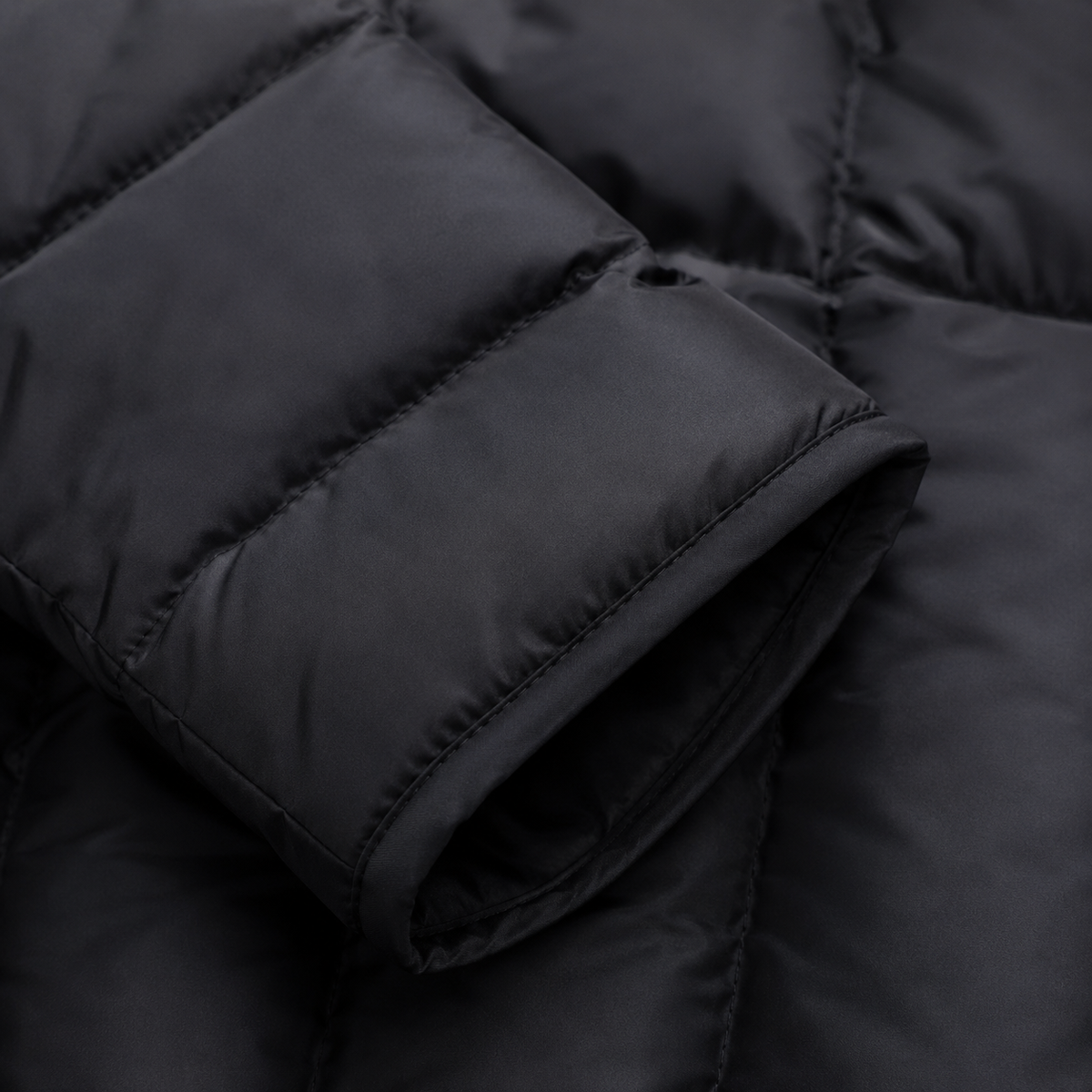 Women's beige diamond quilted puffer jacket for wholesale – image 5