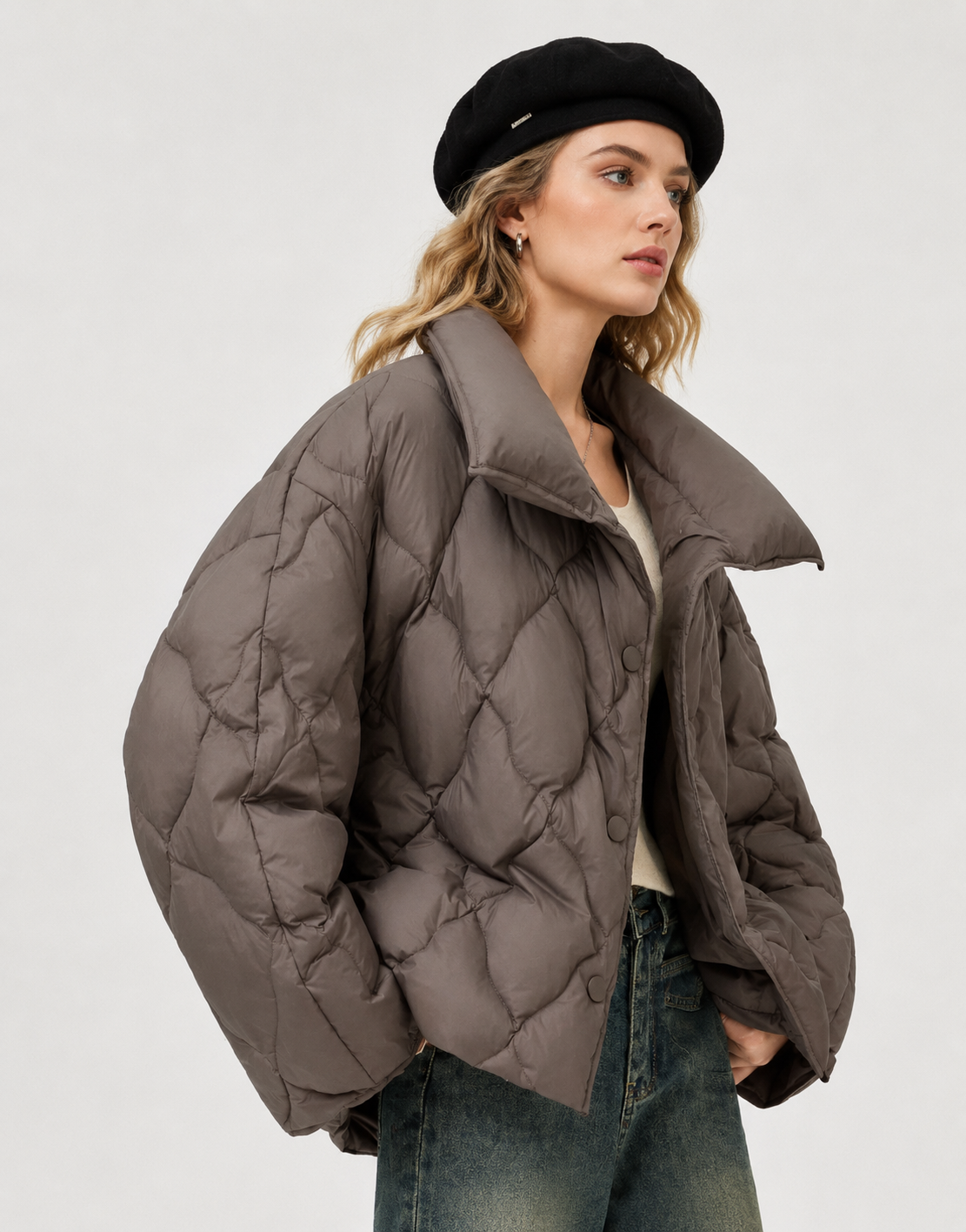 Women's Hooded Mid-Length Puffer Jacket | US Ready Stock Wholesale