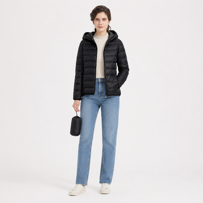 Women's Hooded Mid-Length Puffer Jacket | US Ready Stock Wholesale