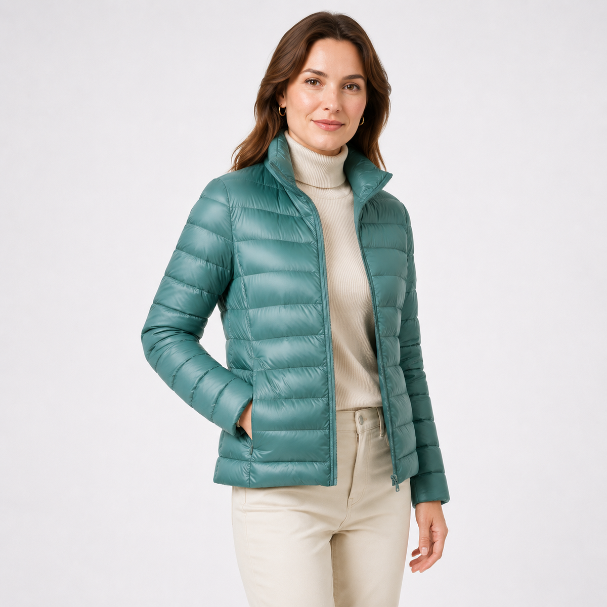Women's Hooded Mid-Length Puffer Jacket | US Ready Stock Wholesale