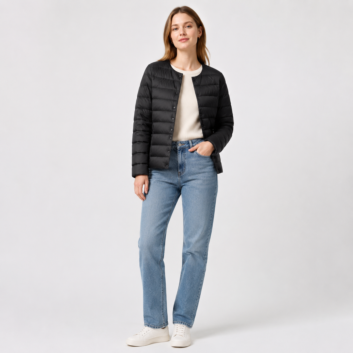 Women's multicolor hooded puffer jacket wholesale, US ready stock, low MOQ
